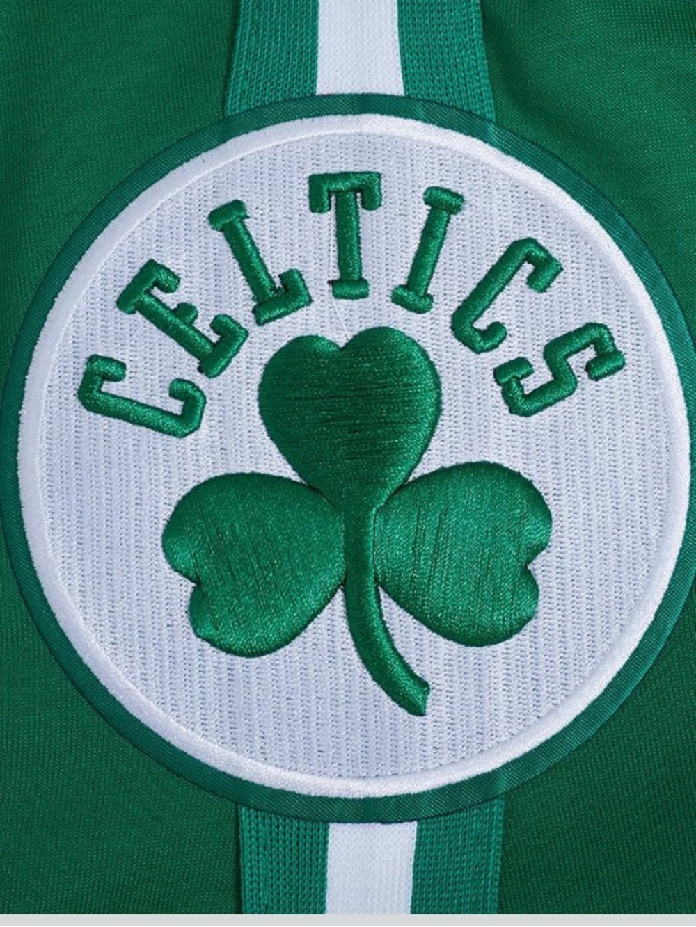Boston Celtics NBA Chenille Basketball Shorts Men’s Medium M Green - Picture 5 of 7